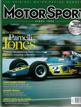 MOTOR SPORT 2008 APR - PARNELLI, PENSKE, BMW V12 LMR, 288 GTO 